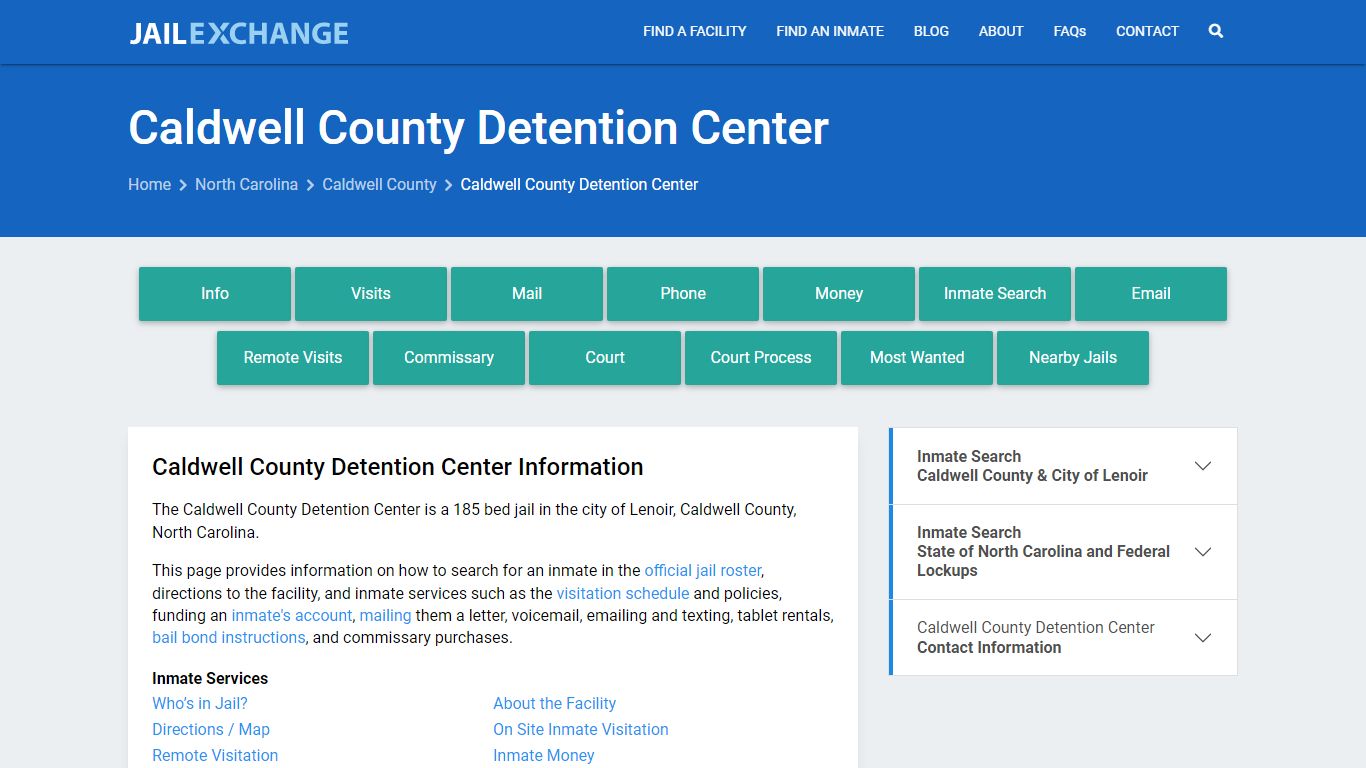 Caldwell County Detention Center - Jail Exchange